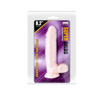 Realistyczne żylaste dildo z przyssawką 21 cm